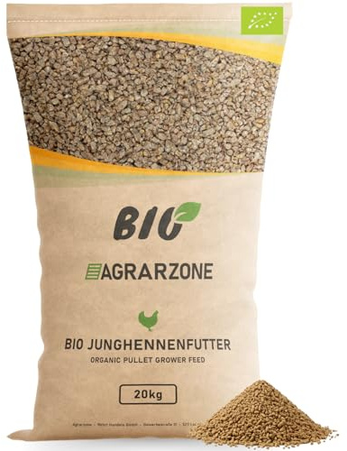 Agrarzone Bio Junghennenfutter Reifefutter 20 kg Junghennen Hühner Geflügel | Bio, Junghennen, 6.-21. Woche, Entwicklung, Alleinfutter
