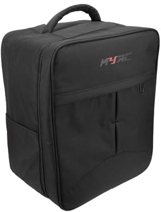 F Fityle RC-Car-Tasche für 1/10-Modelle, multifunktional, professionell, komfortabel, leicht, mit Tragegriff, kompatibel mit Stoff, Schwarz