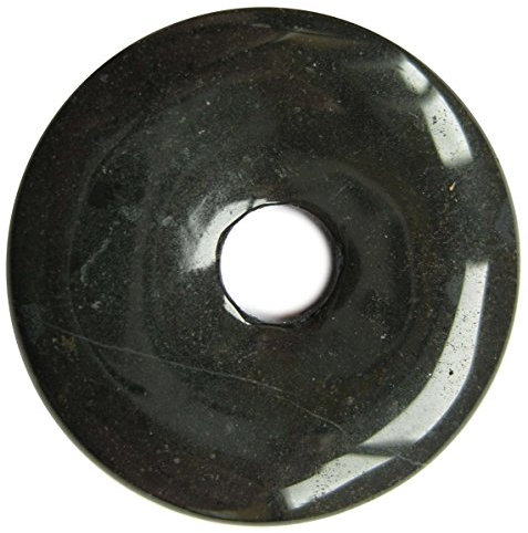 Onyx (gefrbt) 30 mm runder Donut Kettenanhnger Anhnger Amulett echter Edelstein Kette Schmuck Geschenk Feng Shui Reichtum Liebe A++Qualitt