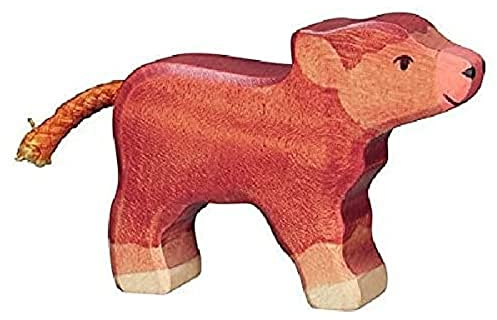 Holztiger Little Scottish Highland Calf Figure