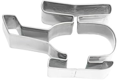 Birkmann 1010697510 Ausstechform Hubschrauber, Kunststoff, Grau, 5 x 3 x 2 cm