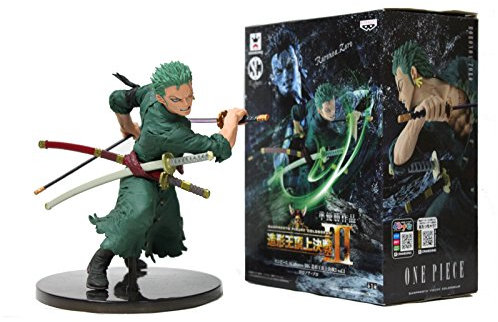 Banpresto Una Pieza Roronoa Zoro Scultures Figura, 6 Pulgadas