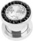 Piercingfaktor Flesh Tunnel Ohr Piercing Plug Ohrpiercing Schraub Edelstahl Multi Zirkonia Kristall 3mm Clear Clear