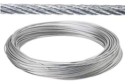 WOLFPACK LINEA PROFESIONAL 1120115 - Cable Galvanizado 5 mm (rollo 25 m), no elevación