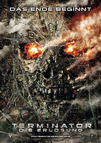 Terminator: Die Erlösung: Teaser A (2009) | original Filmplakat, Poster [Din A1, 59 x 84 cm]