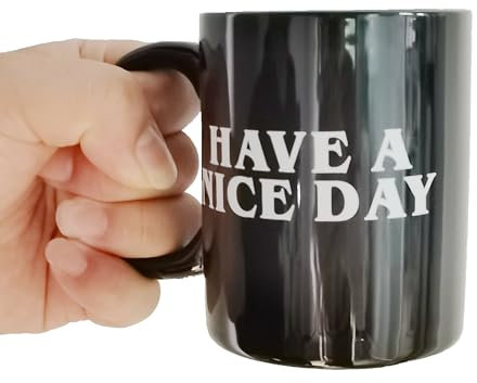 Have A Nice Day tazza di caffè Middle Finger divertente Cup per succo di caffè latte