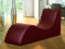 by nito Sex Sofa Erotik Couch Gamer Sessel Kamasutra Liege Love Toy (Bordeaux-rot, Kunstleder)