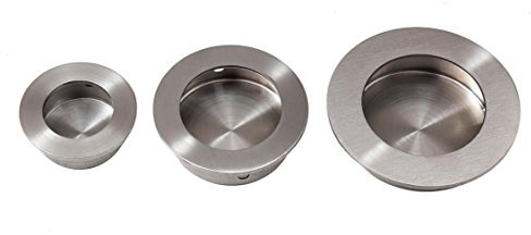 ONPIRA 30mm Edelstahl Muldengriff Griffmulde Muschelgriff Möbelgriff Griffmuschel für Schubladen Türen