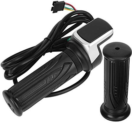 AMONIDA Blend Speed Governing Gasgriff, 36V / 48V Starker und langlebiger 6-Kern-Elektro-Fahrradgasgriff, für Elektrofahrräder Radfahrer Radfahrer Elektroroller(48V)