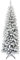 Maury's Albero di Natale Artificiale Extra Slim Innevato Sintetico 210cm Realistico con 657 Rami Folto Effetto Realistico Decorazione Natalizia