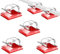 SOULWIT® 50 Stück Stark Selbstklebende Kabel-Management-Clips, Kabel-Organizer für TV, PC, Laptop, Ethernet Kabel, Desktop, Heim, Büro (Transparent)