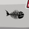 Fisch Aufkleber Skelett -6 Größen- Sticker Auto Fish Fischen Wasser Bone lustig in 6 Größen und 21 Farben