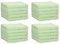 Betz 20 Stück Gästehandtücher Palermo 100% Baumwolle Größe 30x50 cm Farbe Grün