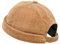 CLAPE Corduroy Brimless Docker Cap - Herren Seemannsmütze Kappe Mütze Ohne Schirm - Solid Color Hafenmütze