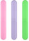 kwmobile 3x Zahnbürsten Etui aus Kunststoff - 20,5 x 3 x 2 cm - Zahnbürstenhülle mit Lüftungsschlitzen - Hülle Pink Violett Grün