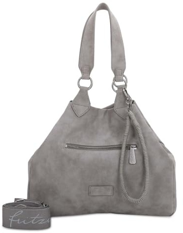 Fritzi aus Preussen Umhängetasche Schultertasche Rub Iggi01 Shoulder Bag Rock grau
