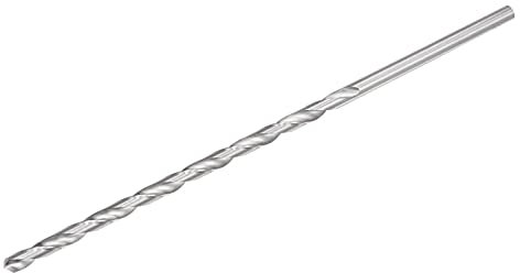 sourcing map Forets hélicoïdaux de 8,5 mm, en acier rapide à tige droite extra longue de 300 mm de longueur pour bois, plastique, aluminium