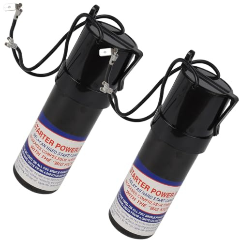 SPP6 Relais/Condensateur Hard Start Kit avec 500% Augmentation du Couple de Démarrage pour Climatiseur - Compatible avec Compresseur HVAC - Remplace SPP6, TJ90HS6, AP4502872,35702, DST-6, ERPP6, HS650