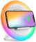 Skaaisont Bluetooth Lautsprecher mit Licht, Nachttischlampe mit Drahtlosem Ladegerät Geschenke für Frauen, Männer, Weihnachtsgeschenke (Drahtlose Aufladung 5W) Weiß