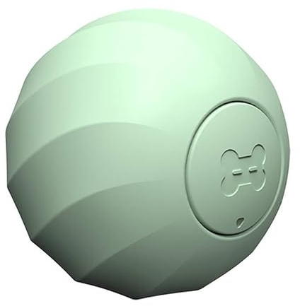 Cheerble Interaktiver Ball für Hunde und Katzen Eiscreme (Grün)