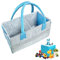 NECXON Carry Case Box Storage Carrier with Handle & Side Net Pocket - Blue