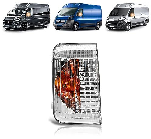 AutoBeeDen Blinker kompatibel mit Citroen Jumper 04/2006-UP, FIAT Ducato (250) 2006-UP, PEUGEOT Boxer 2006-UP (Klar Links)