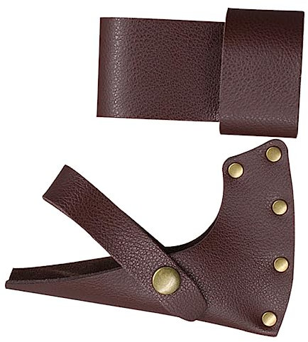 Amosfun 3sätze Leder Axtschutz Hülle Wetterfester Schutzeinsatz Für Outdoor-aktivitäten Für Camping Wandern Jagd Robuste Und Tragbare Schutzhülle Für Äxte Und Beile