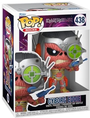 Funko Pop! Rocks: Iron Maiden - Cyborg - Collectable Vinyl Figure - Gift Idea - Official Merchandise - Toys Age 3+ for Kids & Adults - Music Fans - Model Figure for Collectors and Display