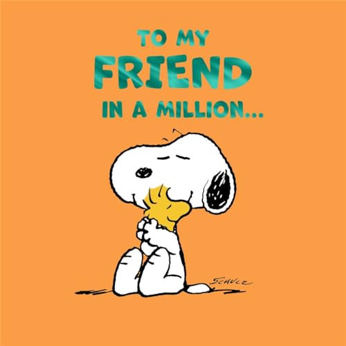 „Karten Hallmark Peanuts Snoopy, Freund, Geburtstag, Danke, Freundschaft, an meinen Freund in einer Million …“