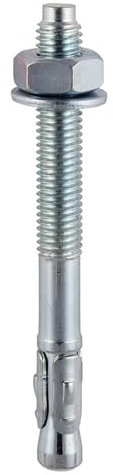 Throughbolt Fixings Through Anchor Wedge Bolts for Brick Masonry Concrete Stone (10, M10x120)