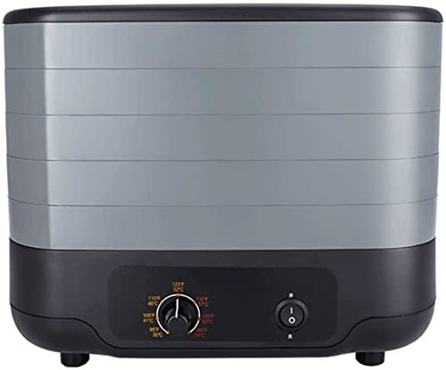Four de séchage domestique, déshydrateur alimentaire à 5 couches, minuterie réglable, déshydrateur de légumes avec réglage de la température de fonctionnement pour légumes, noix, viandes