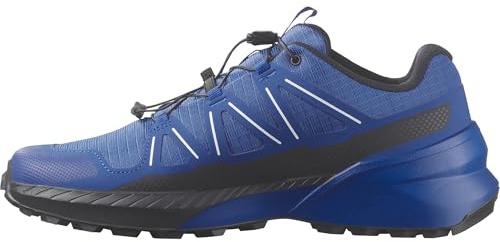 Salomon Men's Speedcross Peak Hiking Shoe, Lapis Blue/Black/White, 9.5 UK