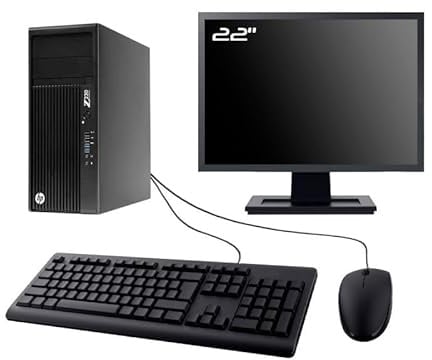 PC HP Workstation Z230 Torre Pantalla 22 Intel I3-4130 RAM 16GB SSD 2TB W11 WiFi (Reacondicionado)
