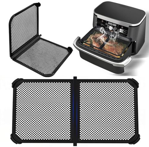 Spritzschutz für Ninja Foodi Flexdrawer 10,4 L Heißluftfritteuse AF500EU, Wiederverwendbarer Silikon Ninja Heißluftfritteuse Zubehör, Airfryer Zubehör für Ninja Heißluftfritteuse AF500