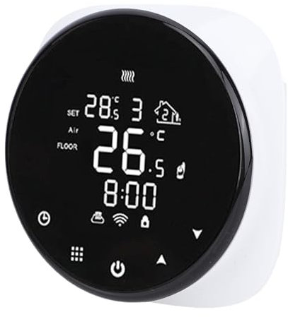 Alomejor Termostato Digital WiFi Controlador de Temperatura Inteligente para la Oficina en Casa, Termostato Eléctrico Montado en la Pared, Oficina]