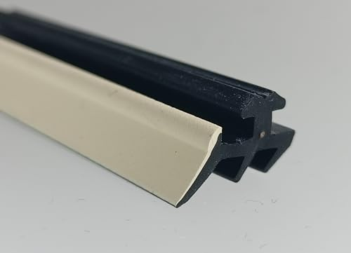 Lippendichtung L-2 weichmacherfreie Ersatzdichtung für Stegplatten-Profile Wintergarten Terrasse Vordach Carport Sprossendichtung (120 m Rolle)