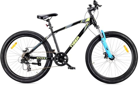 sun baby Tiger Bike MTB 26 7 velocidades - Negro-Verde-Azul
