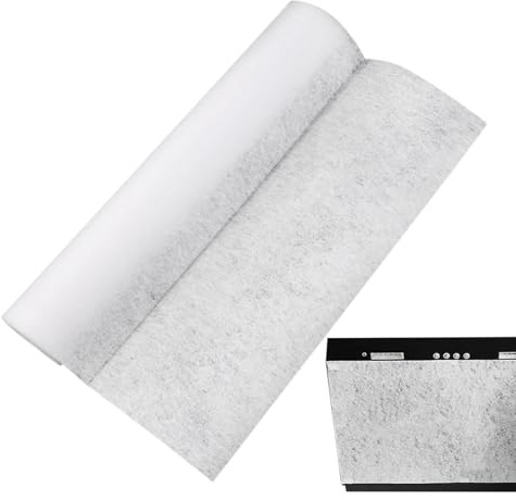 Hood Filter Paper - 10meter Cuttable Kitchen Exhaust Filter Paper | Range Hood Fîlter Papers Roll | Universal Nonwoven Grease Absorption Fîlter Replacement for Most Range Hoods Oil Absorbing Ki