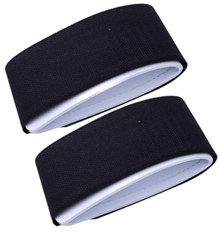 Yunmeryker 2 Stück Ski Straps Nylon Ski Wraps Ties Fastener Straps Ski Fixing Wraps Multi Purpose Snowboard Carry Strap mit Tragbarem Design Aus Langlebigem, Schwarz