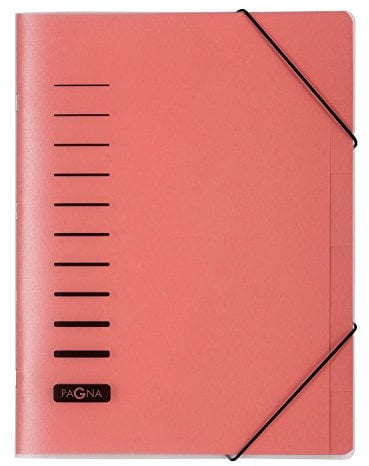 Pagna 40056-01 Ordnungsmappe, 6-teilig, rot