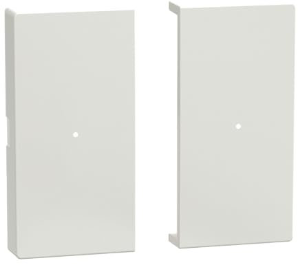Schneider Electric MEG5220-0319 Taster-Modul 2fach, polarweiß glänzend, System M Wippe, Multicolor