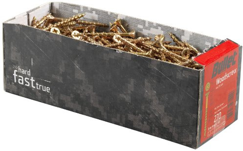 Bullet 5.0 x 90mm Wood Screw (220 Pieces)