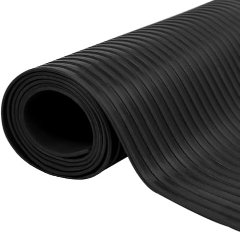 vidaXL Feinriefenmatte Gummi Isolier 2x1m Isoliermatte Gummimatte Riefenmatte