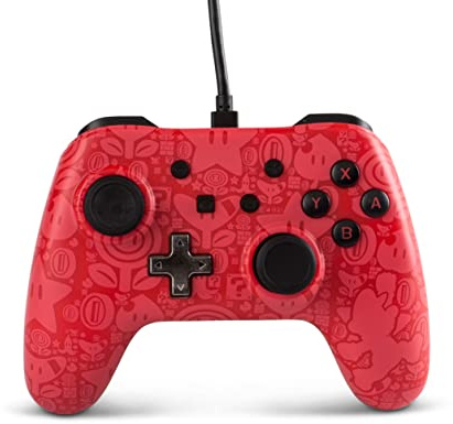 POWER A Compatible - Wired Controller Plus Mario for Nintendo Switch