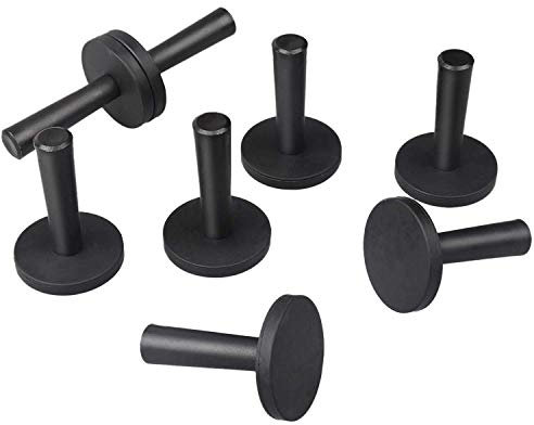 Summerwindy 8 pièces fourchette aimant poignée noire manteau voiture pour vinyle de signes, emballage de voiture et enseigne de bricolage Fabrication d'outils en vinyle aimants