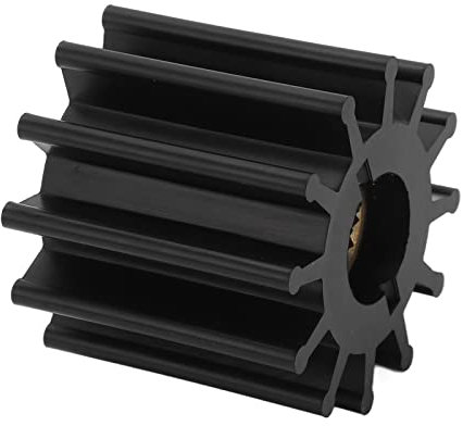 Wasserpumpen-Laufrad, 12-Blatt-Wasserpumpen-Laufrad 22120-0001 Marine-Laufrad Ersatz für 454 mit Jabsco-Pumpe 23800-0201