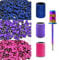 Nail Drill Bits Sanding Bands for Nail Drill, Corfulra Drill Bits for Nails 210pcs Sanding Bands Coarse Fine #80#150#240 Grits with Rainbow Mandrel Bit for Electric Nail Drill Nail Accessories Tools
