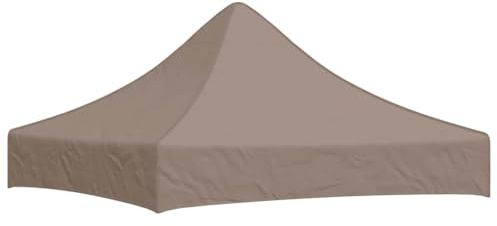 vidaXL Partyzelt-Dach 2x2 m Taupe 270 g/m²