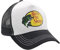 ZMOO Bass-pro-Shop Mesh-Baseballkappe bedruckt Trucker Mesh Hut atmungsaktiv Sonnenhut für Männer Frauen Outdoor Sport Angeln, Weißer Hut und schwarze Traufen, Adjustable (56-60cm)