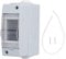 LANTRO JS Distribution Protection Box, Waterproof DIN Rail Doorbell Transformer Junction Box Clear Circuit Breaker Cover for Electric Air Wall Breaker li